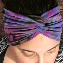 Load image into Gallery viewer, Northern Lights Wide Twist Headband