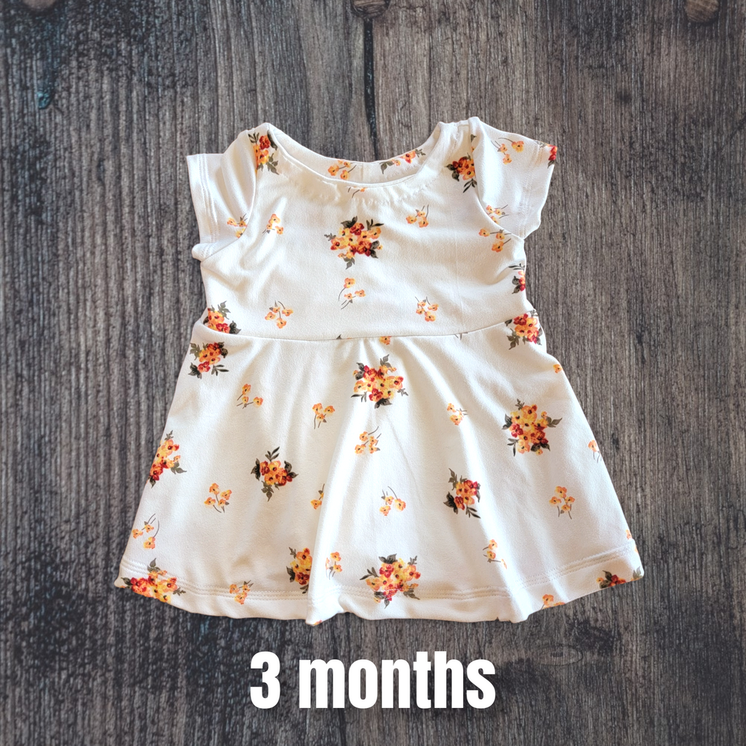 3 months dress (runs a tiny bit smaller than other 3 month sizes)